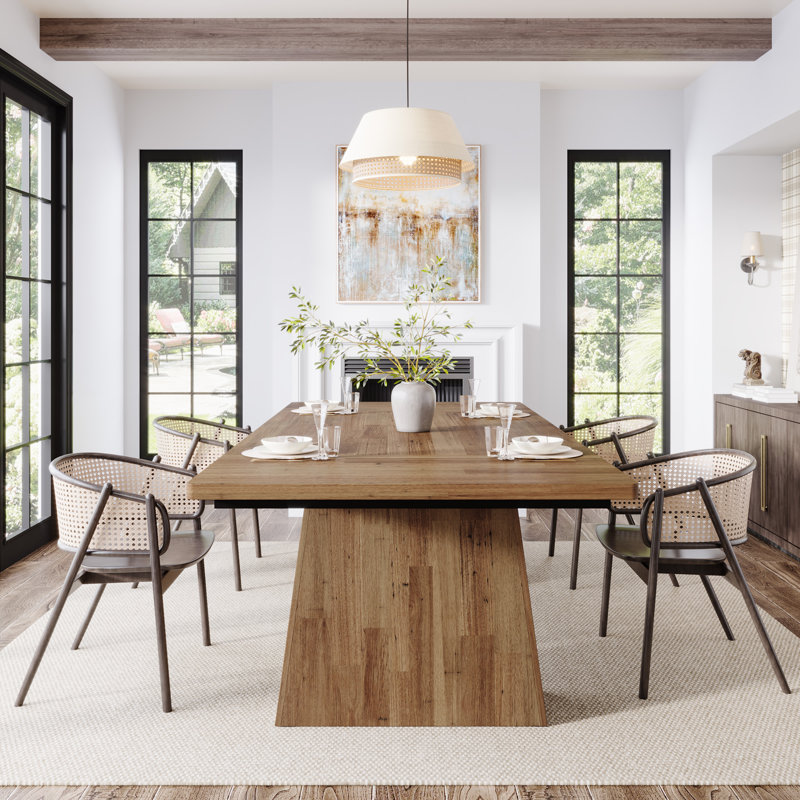 Table repas, Marron clair