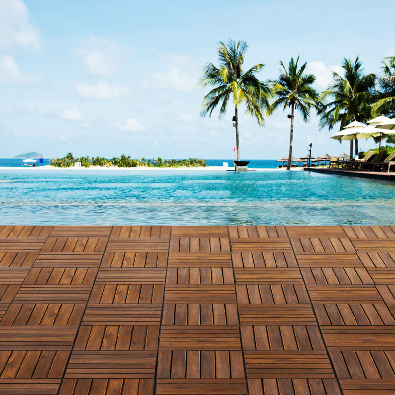 Carrelage 12 po x 12 po, Brun