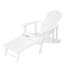 Chaise Adirondack pliante en bois d'acacia avec repose-pieds extensible-20695588