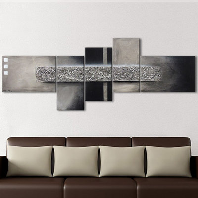 5 Piece No Frame Painting on Canvas