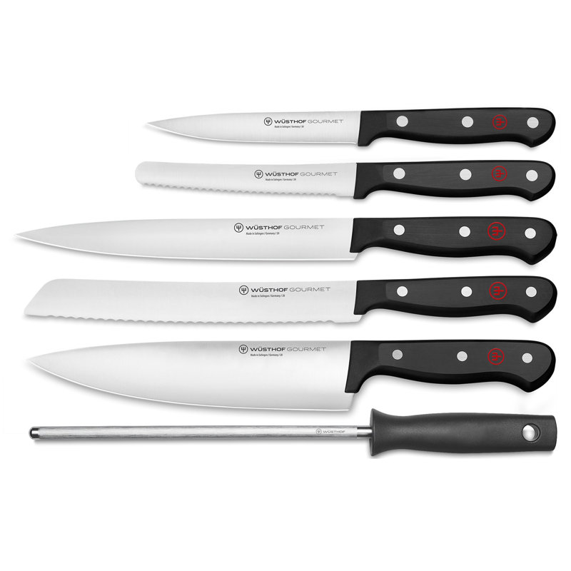 WÜSTHOF Gourmet 7-Piece Knife Block Set