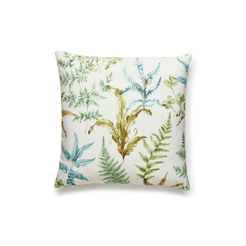 Wethersfield Fern Square Pillow Cover & Insert, Spring