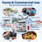 VIVOHOME Countertop Dual Blades Snow Cone Maker