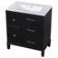 Meuble-lavabo 30 po avec lavabo en céramique-615823024