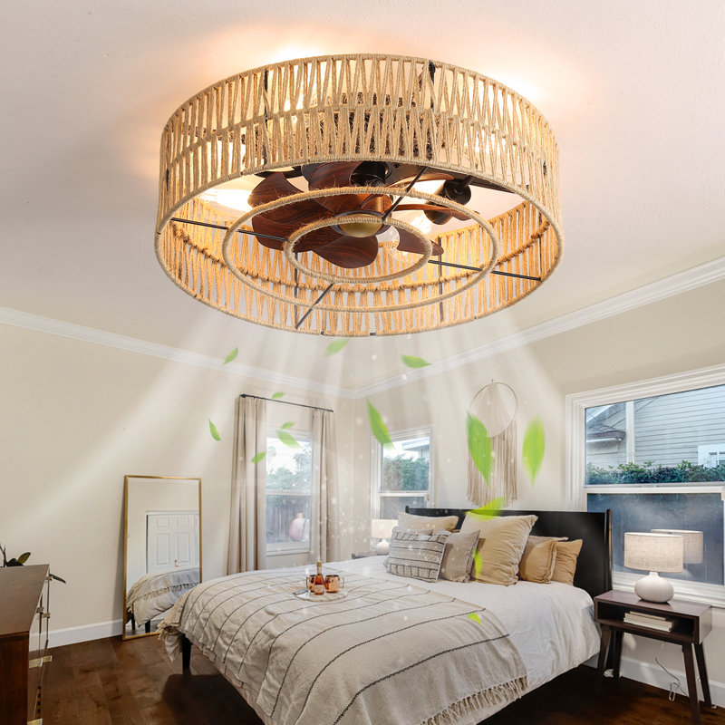 Ventilateur de plafond avec lumières DEL Nilde
