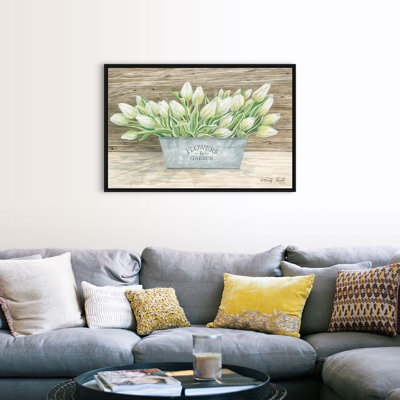 «Flowers and Garden Tulips» par Cindy Jacobs - Reproduction d'art sur toile