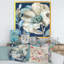 Indigold Watercolor Flower I - reproduction d'art sur toile encadrée-48347361-48347364