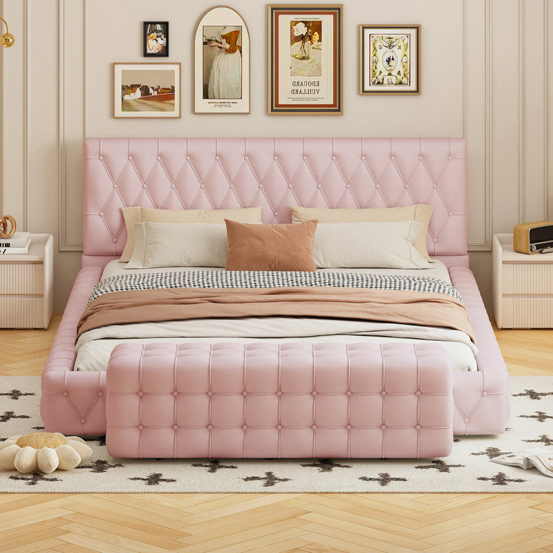 Liz Piece Bedroom Set, Pink