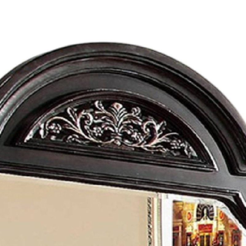 Miroir pour commode Recus, 49 po, Brun noyer foncé
