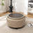 Savinien Upholstered Round Storage Ottoman-873350183