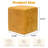 Square Upholstered Ottoman With Solid Wood Frame-89525768