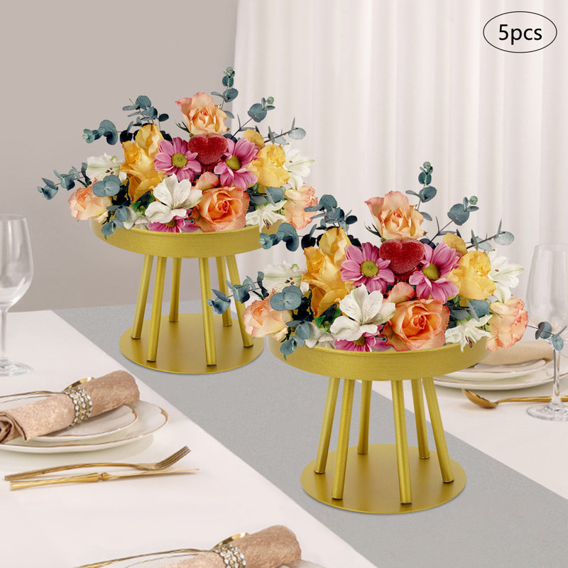 10Pcs Wedding Flower Stand, 5.91" H x 7.87" W x 7.87" D