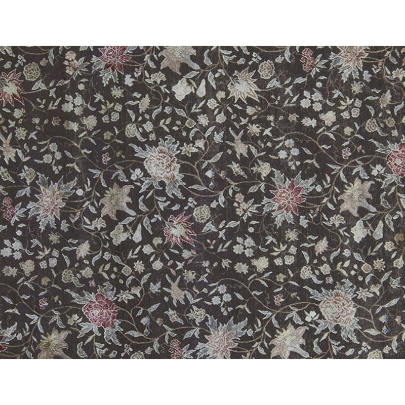 Tapis brun de haute qualité noué à la main