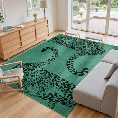 Tapis moderne pour salle de jeux pour enfants lavable et résistant aux taches