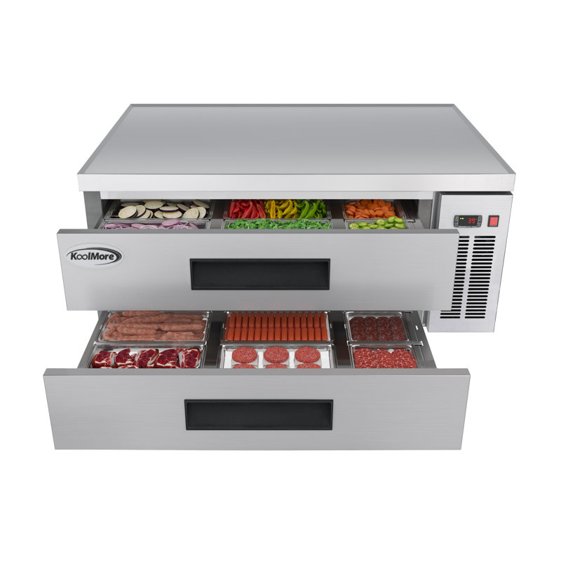 48 in. Commercial Chef Base Refrigerator Storage Cabinet