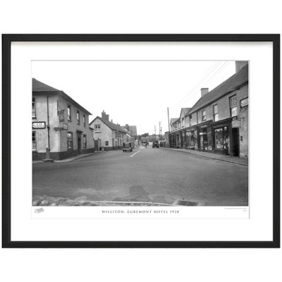 Williton, Egremont Hotel 1938 - Single Picture Frame Print