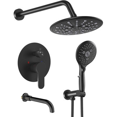 9inch Shower Faucet Set With Tub Spout