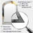 Grey And Gold Abstract Marble I - Marble Asymmetrical Wall Mirror, Gold Arch Decorative Mirror, Printed Metal Art-846004061