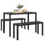 2 - Person Patio Dining Set with Rectangular Table-1850086314