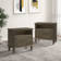 Amberlyn 27.2'' H Traditional  2-Drawer Nightstand with Built-In Outlets and Solid Wood Legs and Open Shelve (Set of 2)