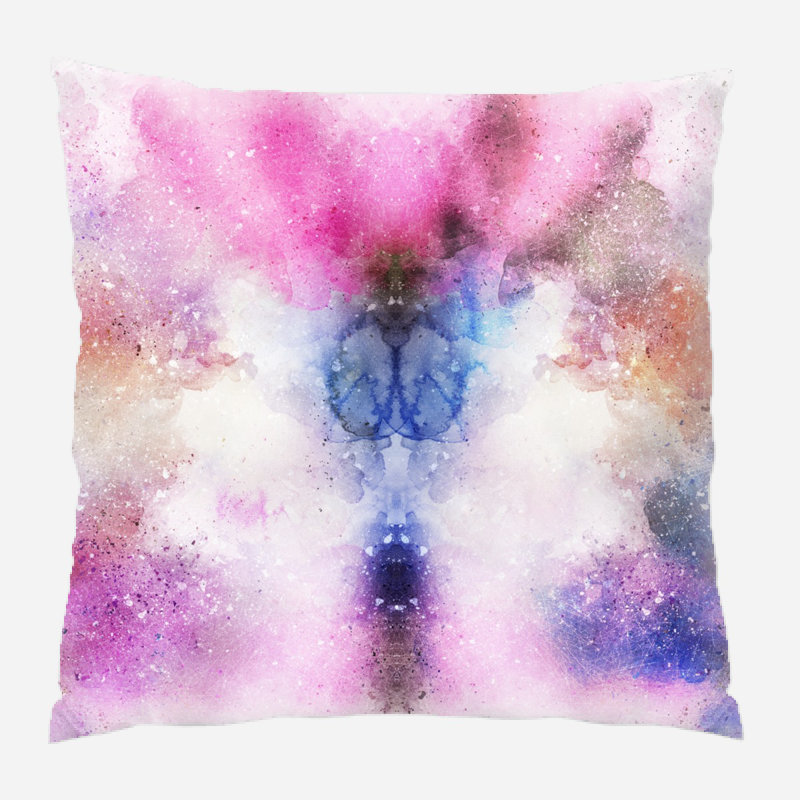 Coussin décoratif Mitton, Microsuède, Intérieur