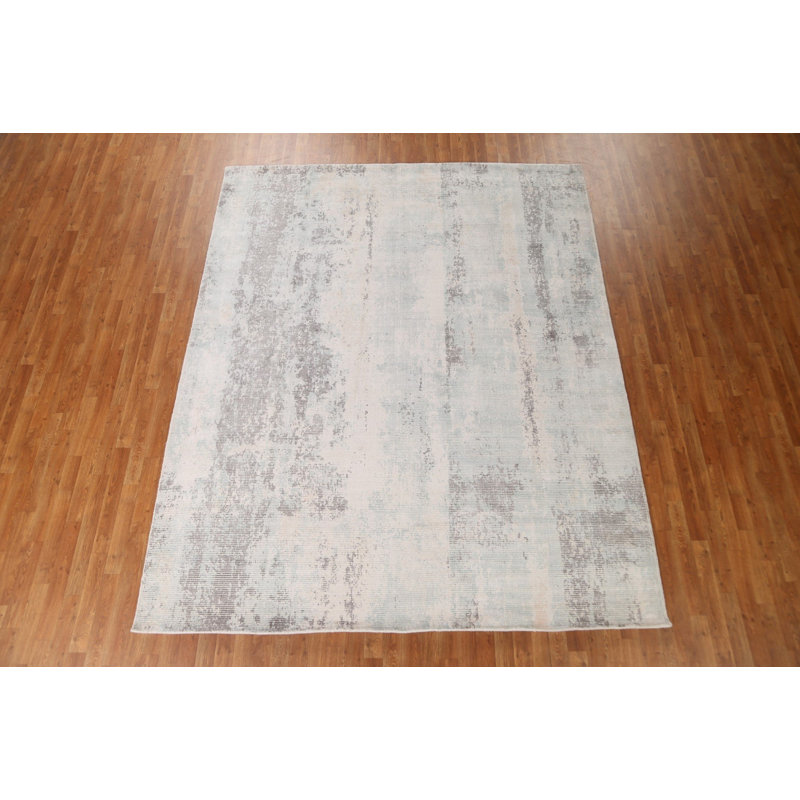 One-of-a-Kind 8'0" X 9'10" New Age Silk Area Rug in