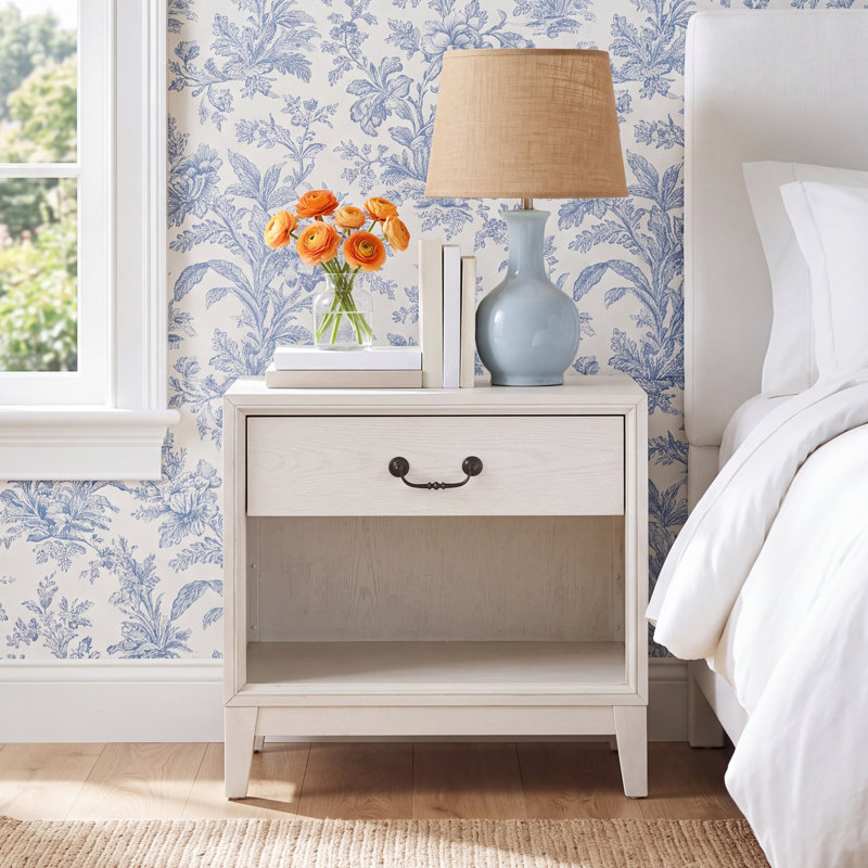 Bartlett Open Nightstand, White