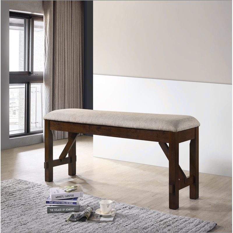 Banc de salle à manger en bois massif Karven