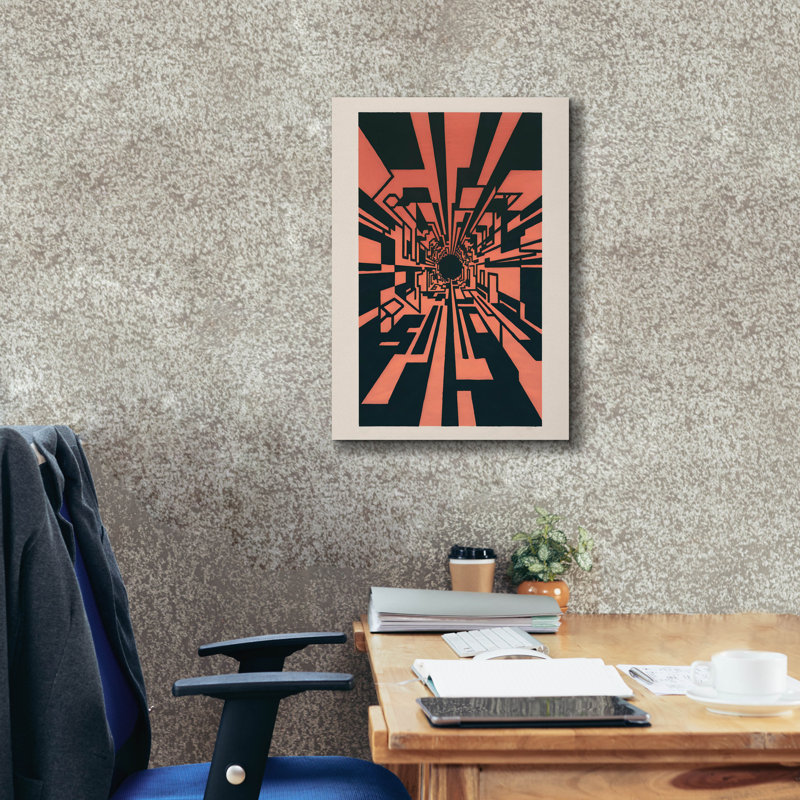 "George Warp Hole" par Andreas Magnusson, art mural George George, 12 po x 16 po, H 26 po x l 18 po x P 0,75 po