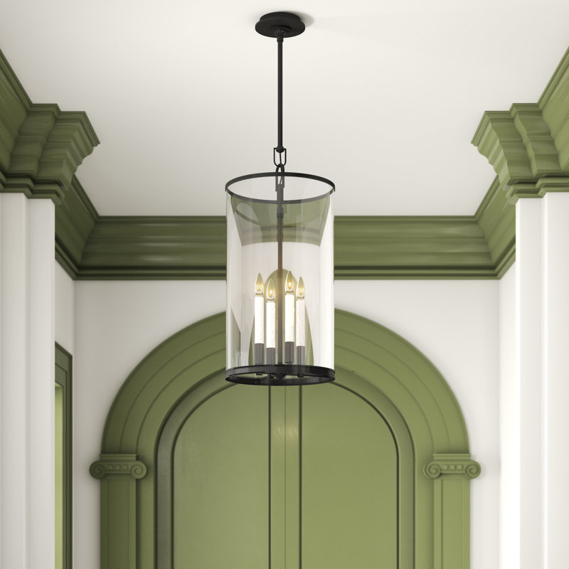 Modern 4 - Light Pendant, Natural Brass