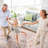 Beige 4X6 Low-Pile Area Rug, Machine Washable, Non-Slip For Living Room, Bedroom, Kitchen, Dining Pet &-495081362