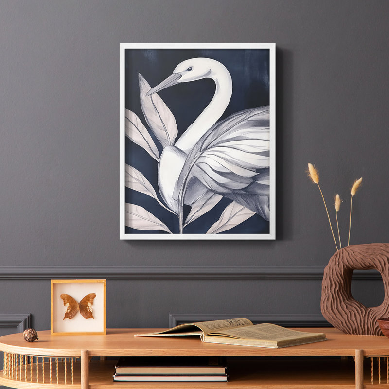 ANIMALS Series IV - reproduction encadrée de qualité supérieure - prête à être accrochée - aucun clou requis, Blanc