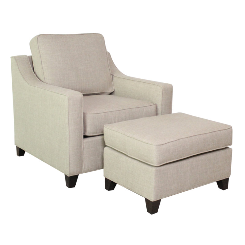Repose-pieds standard de 27 po Clark, Empire acajou, Frêne Dorset