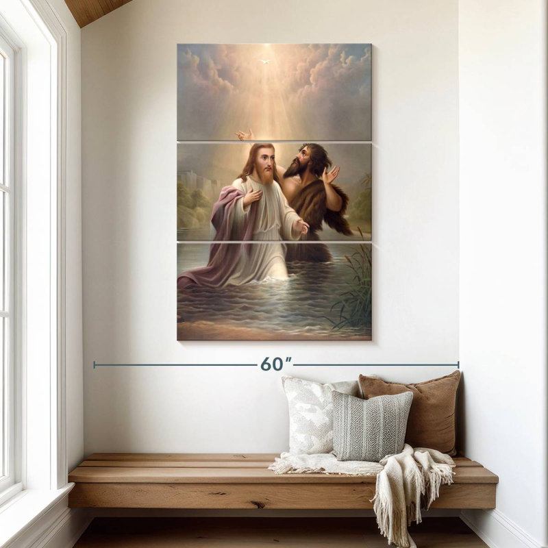 Adella Baptism Of Jesus, 50" H x 32" W
