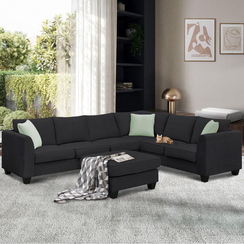 [VIDÉO fournie] Ensemble de canapé modulaire de 112 po x 87 po