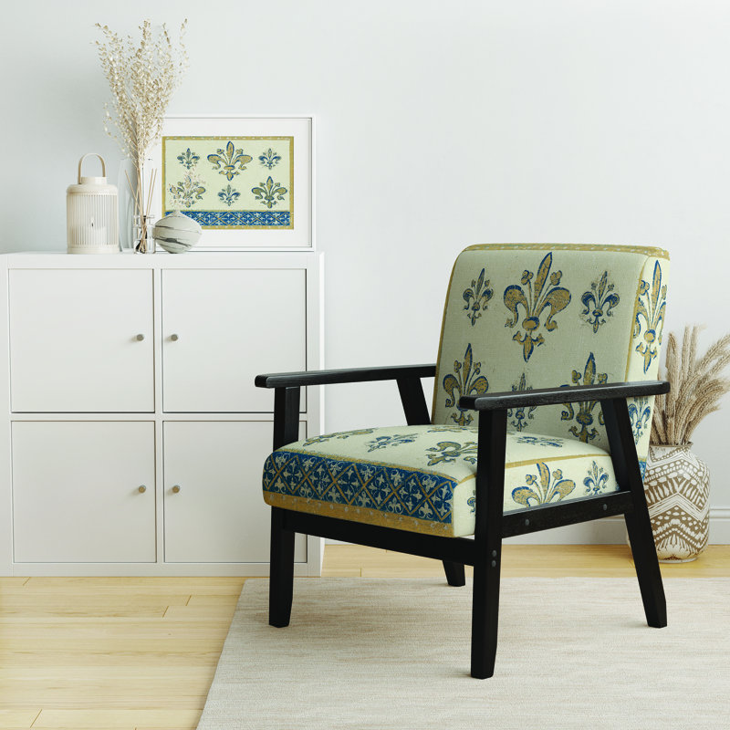 Hofstra - Upholstered Glam Accent Arm Chair