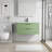 Sharee Wall Mounted Single Bathroom Vanity Set With Sink Top, Zinc Alloy Faucet And Drain, Floating Cabinet With Soft-close Drawers-779144746-779144751