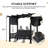 Outdoor Metal Patio Swing With Cushion-1278799133