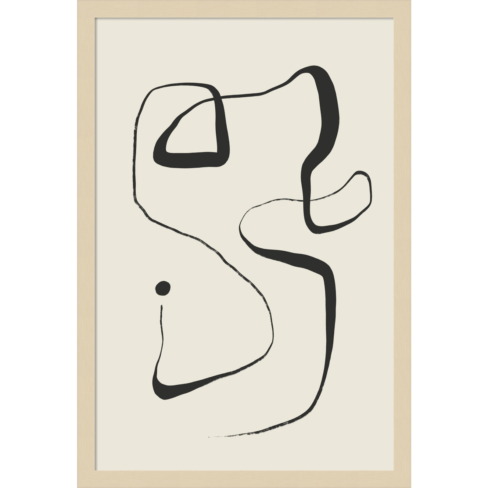 Galya "The Point" Print by Treechild, 25" H x 17" W, Brown