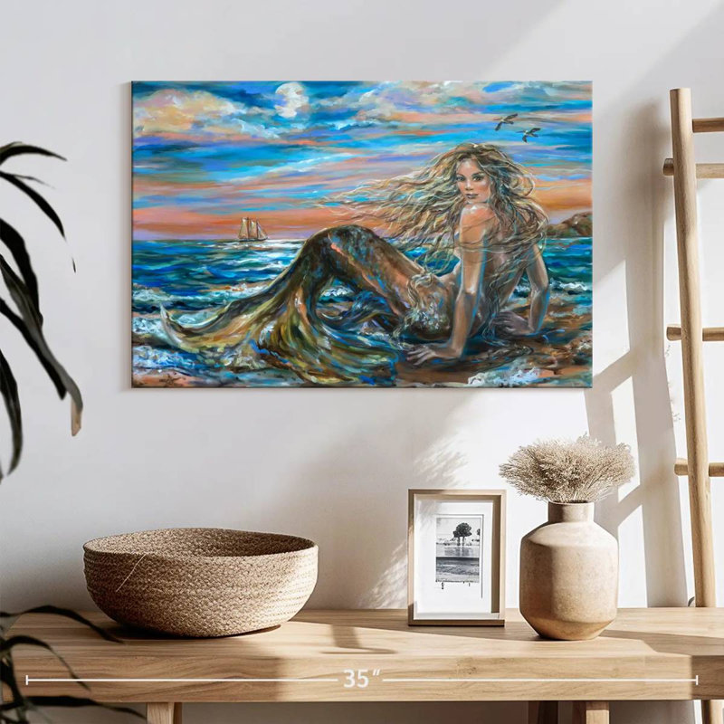 Kelan Full Moon Siren, 16" H x 24" W