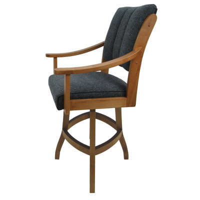 Swivel Wood Counter Bar Stool 26" Casa - Cocomo Indigo - Ct by Tobias Designs