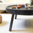 Modern Black Solid Wood Round Coffee Table