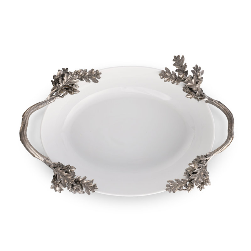 Majestic Forest Stoneware Condiment Server
