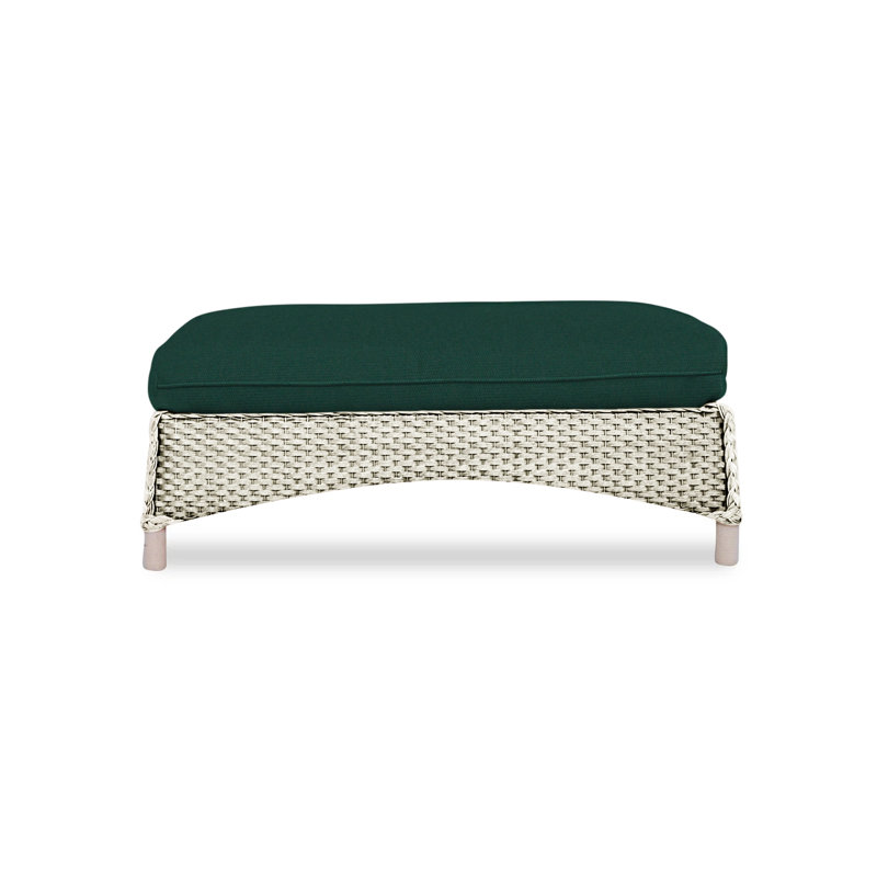 Mandalay Outdoor Ottoman, Demo Skyway, Linen