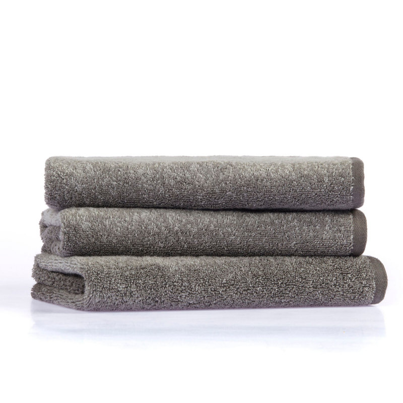 Débarbouillette 100% coton Sohail, Gris