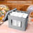 6 Pack Wine Glasses Storage Box With Dividers, 12 Compartments Stemware Storage Cases-1345607168