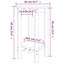 Worsley Solid Wood Four Leg Coffee Table with Storage-2144857870-2144857859