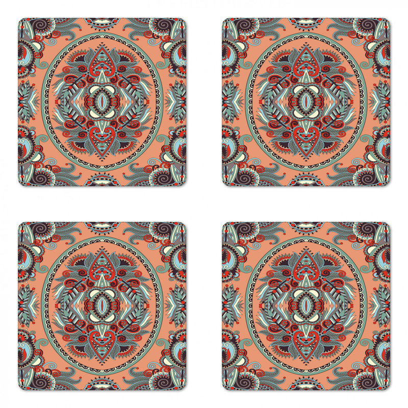 Sous-verre floral