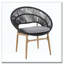 Chaise de salle à manger d'extérieur en osier de style papasan-1767602670