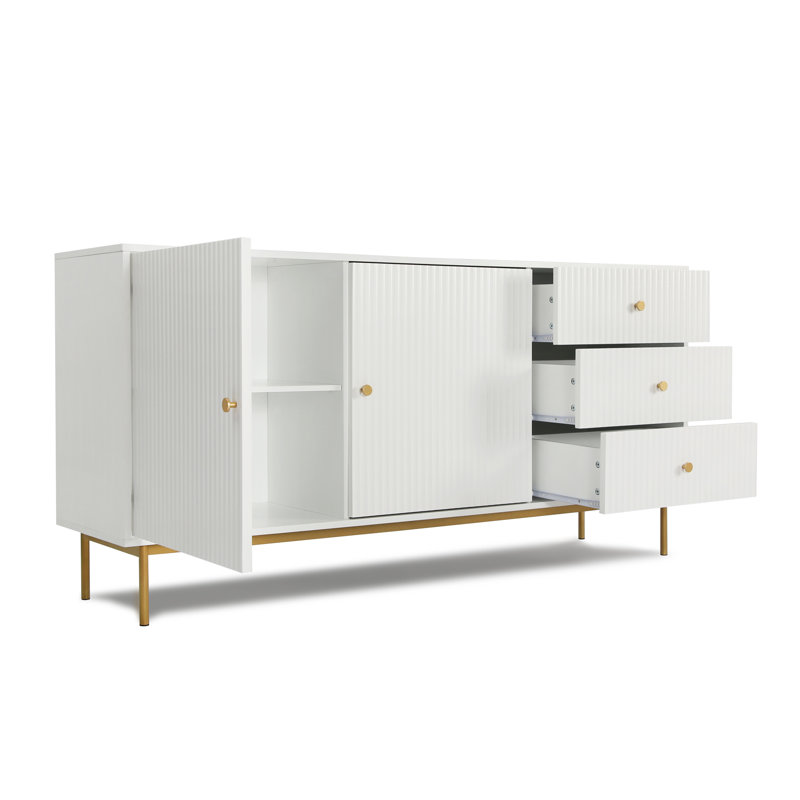 Aiten 160cm Sideboard, White